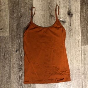 Rust colored tank top